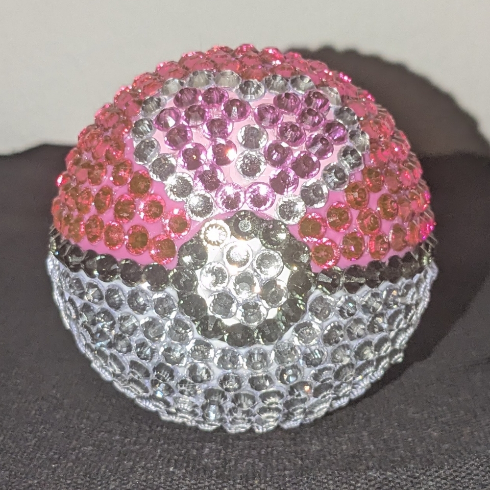 Crystallized Poké Ball Bag Charm